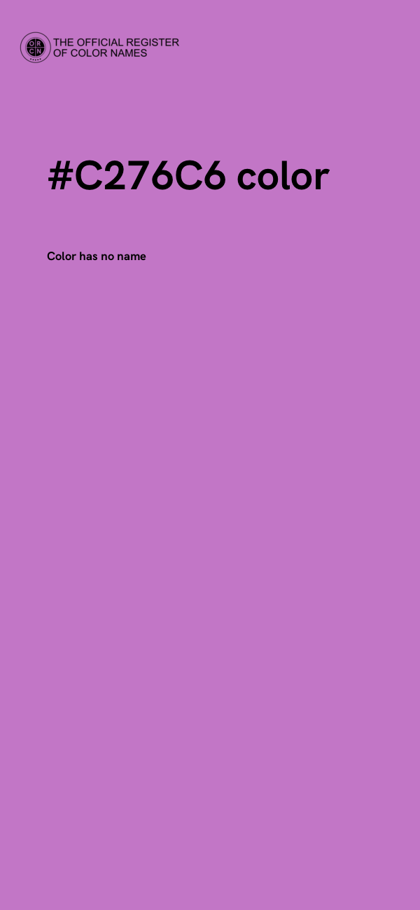 #C276C6 color image