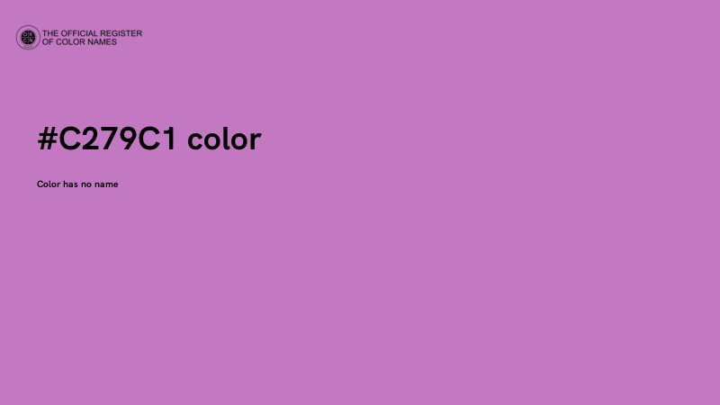#C279C1 color image