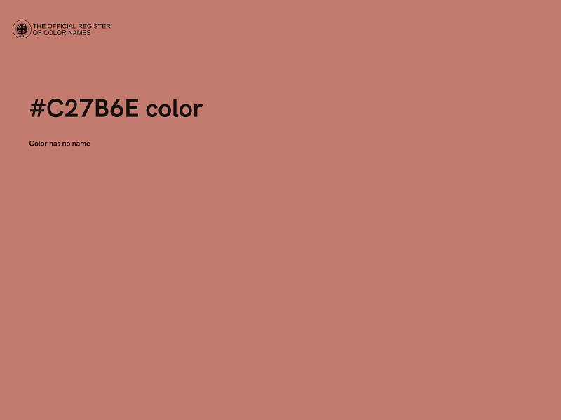 #C27B6E color image