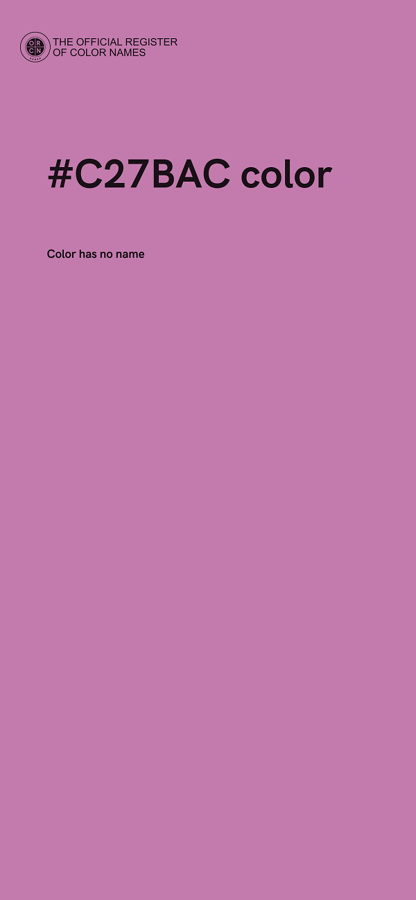 #C27BAC color image
