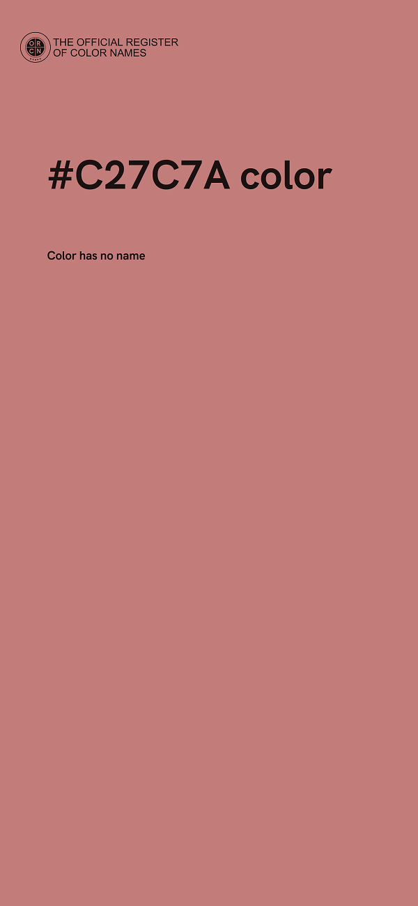 #C27C7A color image