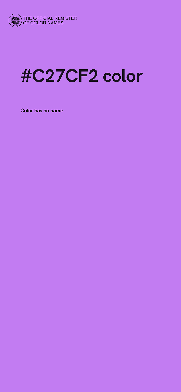 #C27CF2 color image