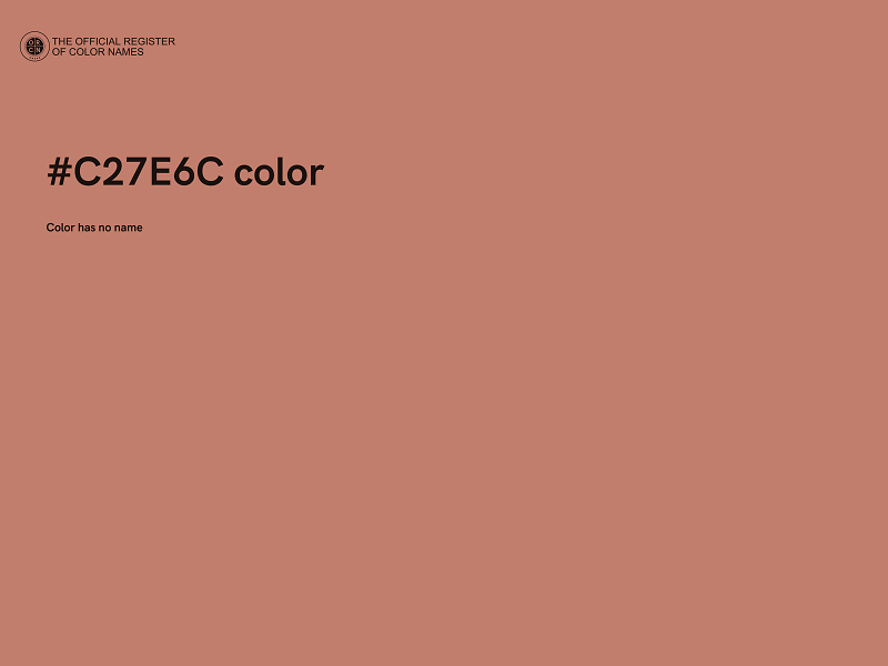 #C27E6C color image