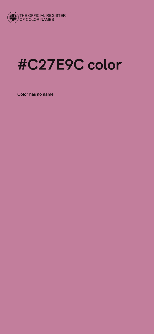 #C27E9C color image