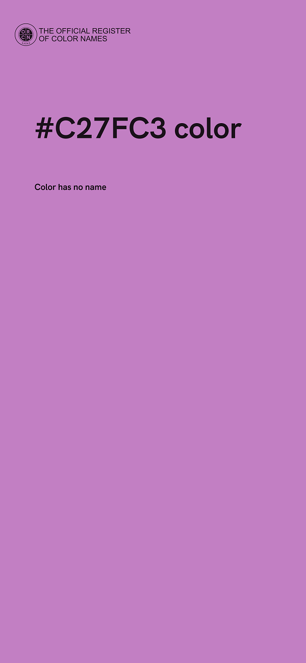 #C27FC3 color image