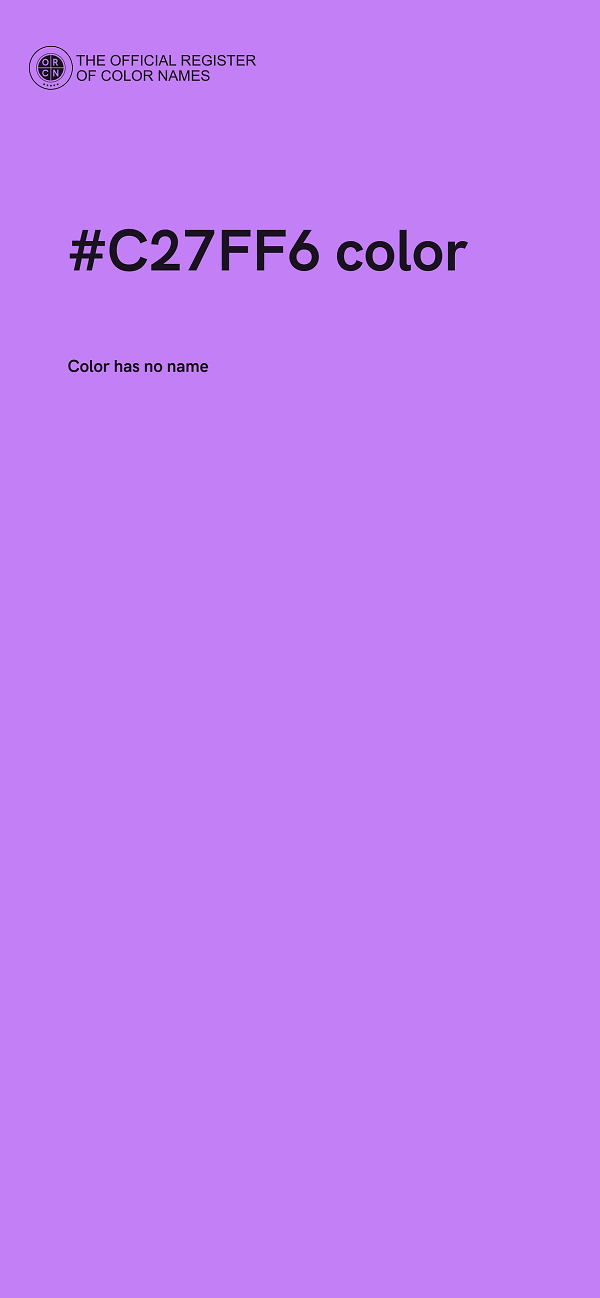 #C27FF6 color image