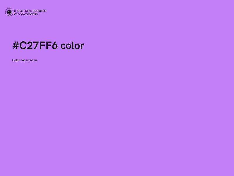#C27FF6 color image