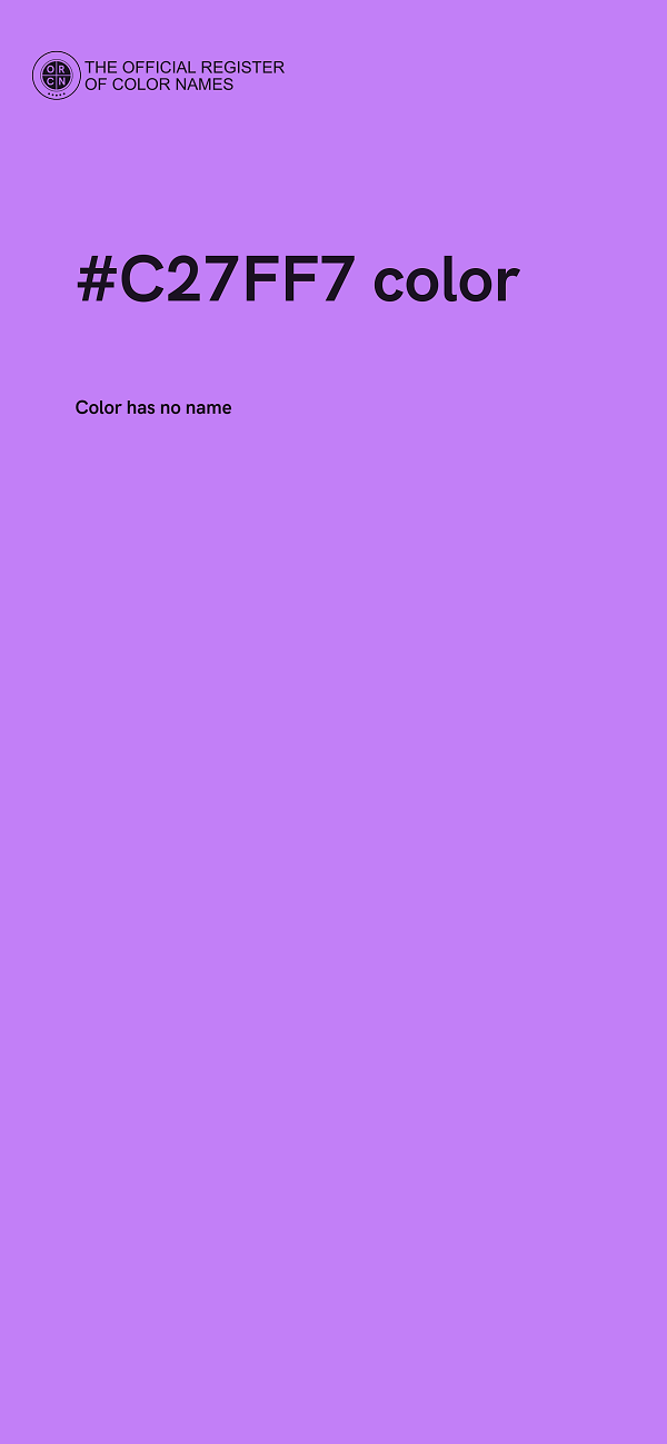 #C27FF7 color image