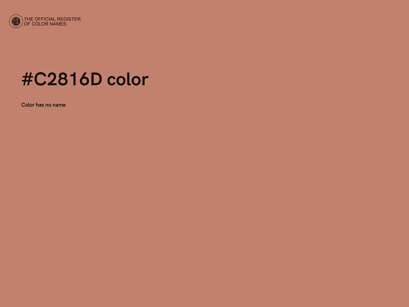 #C2816D color image