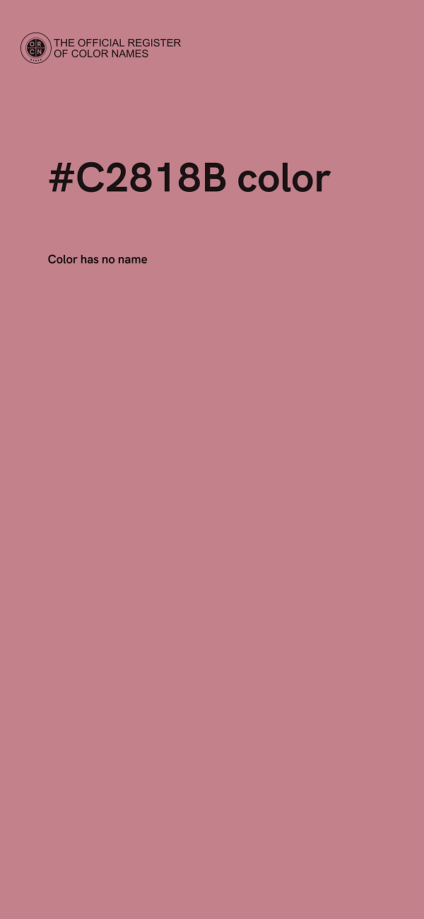#C2818B color image