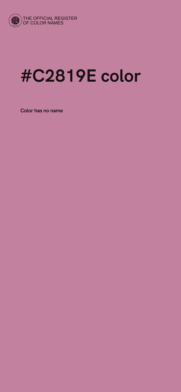 #C2819E color image