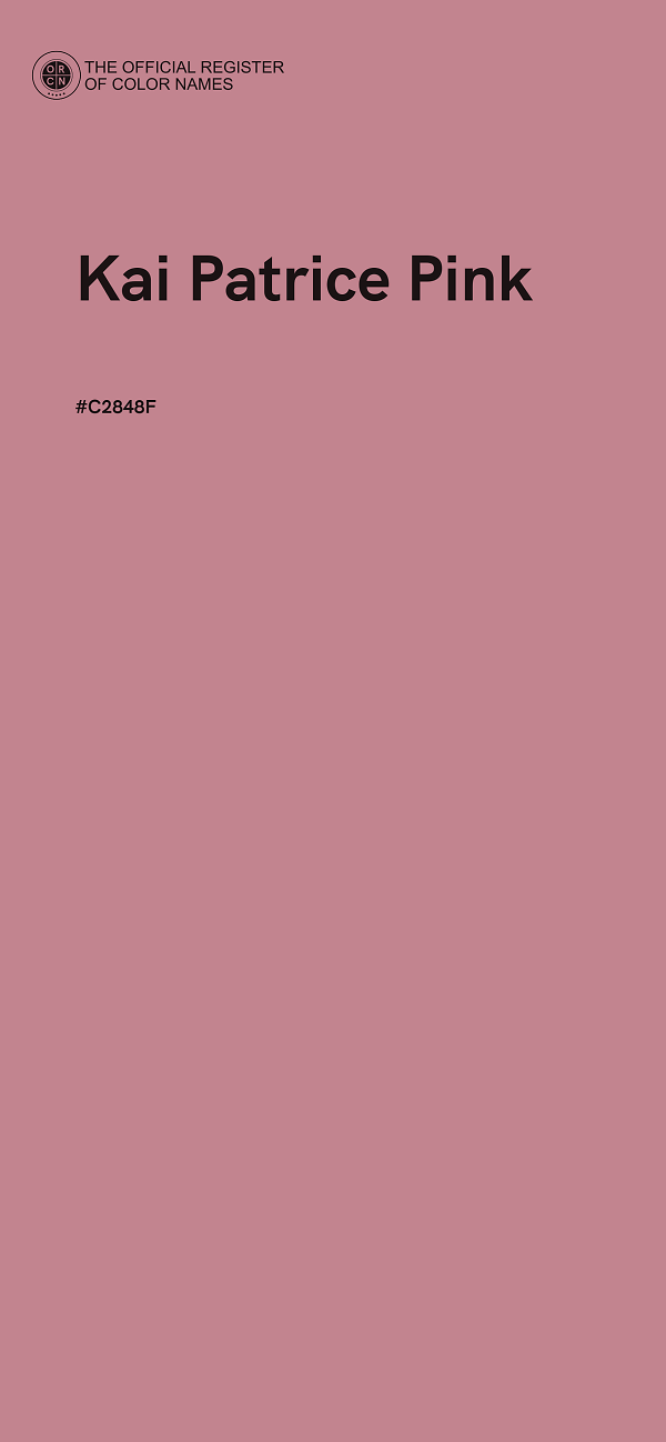 #C2848F - Kai Patrice Pink color image