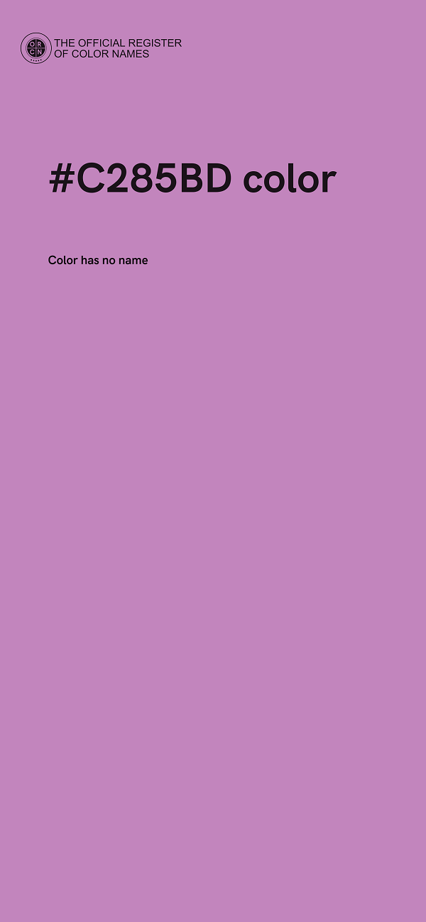 #C285BD color image