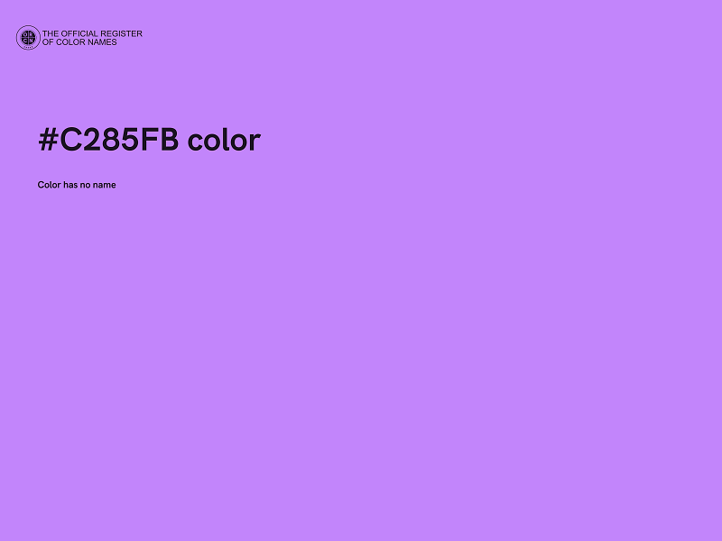 #C285FB color image