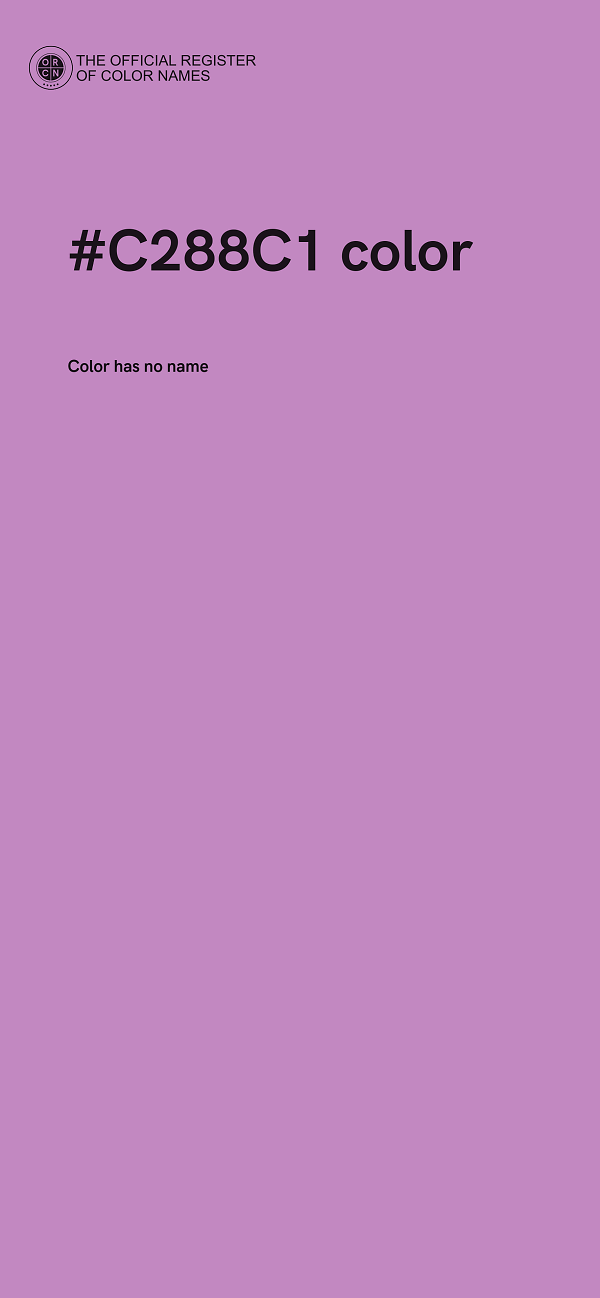 #C288C1 color image