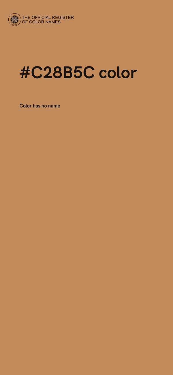 #C28B5C color image