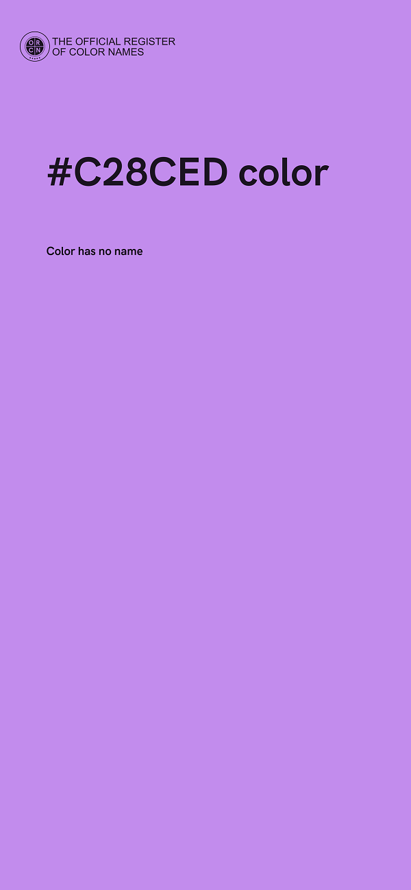 #C28CED color image