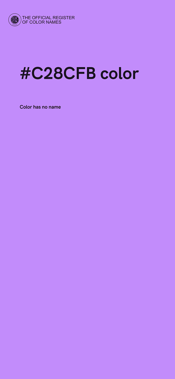 #C28CFB color image