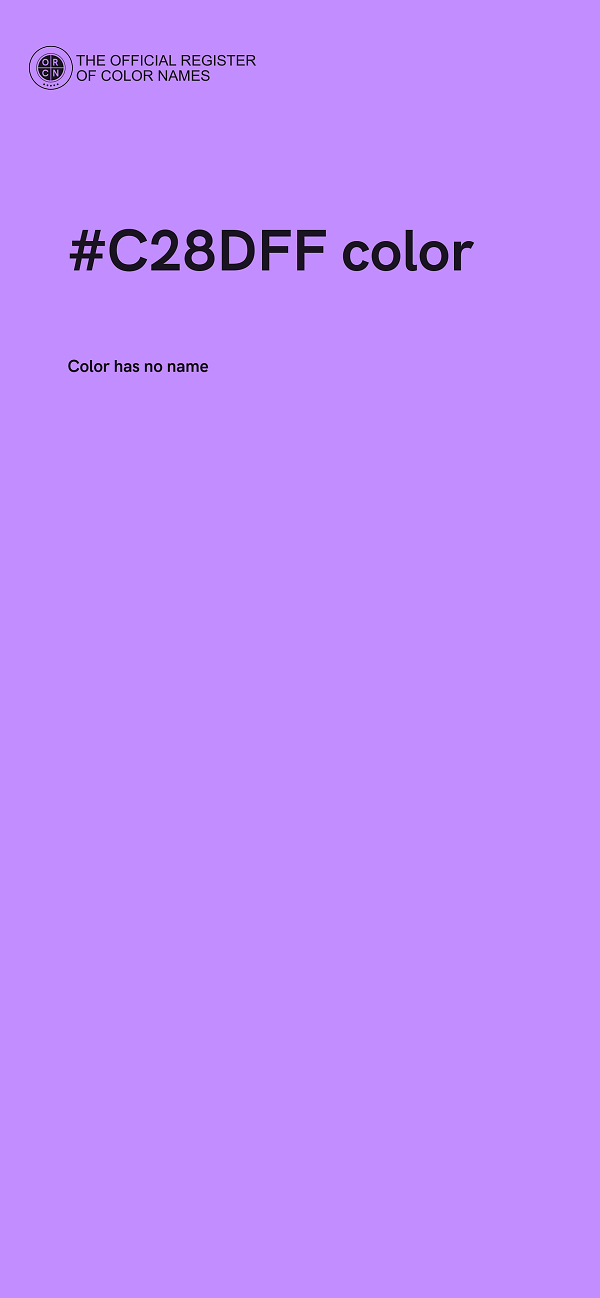 #C28DFF color image