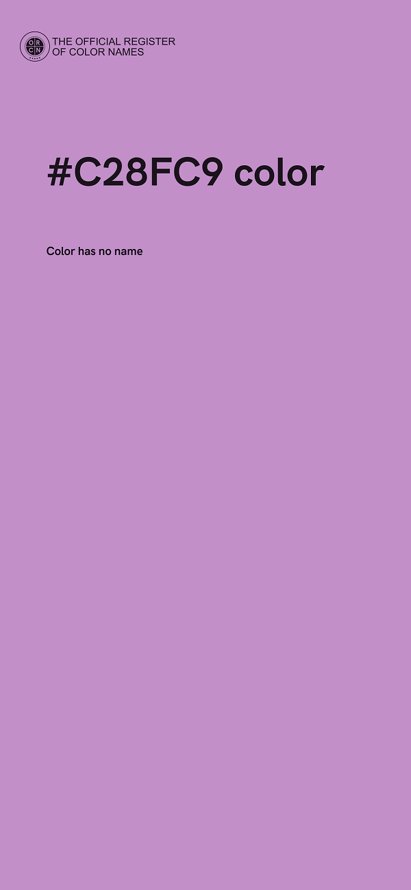 #C28FC9 color image
