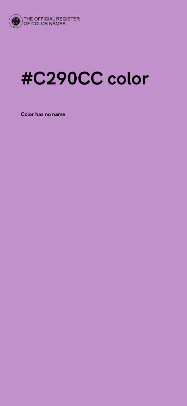 #C290CC color image