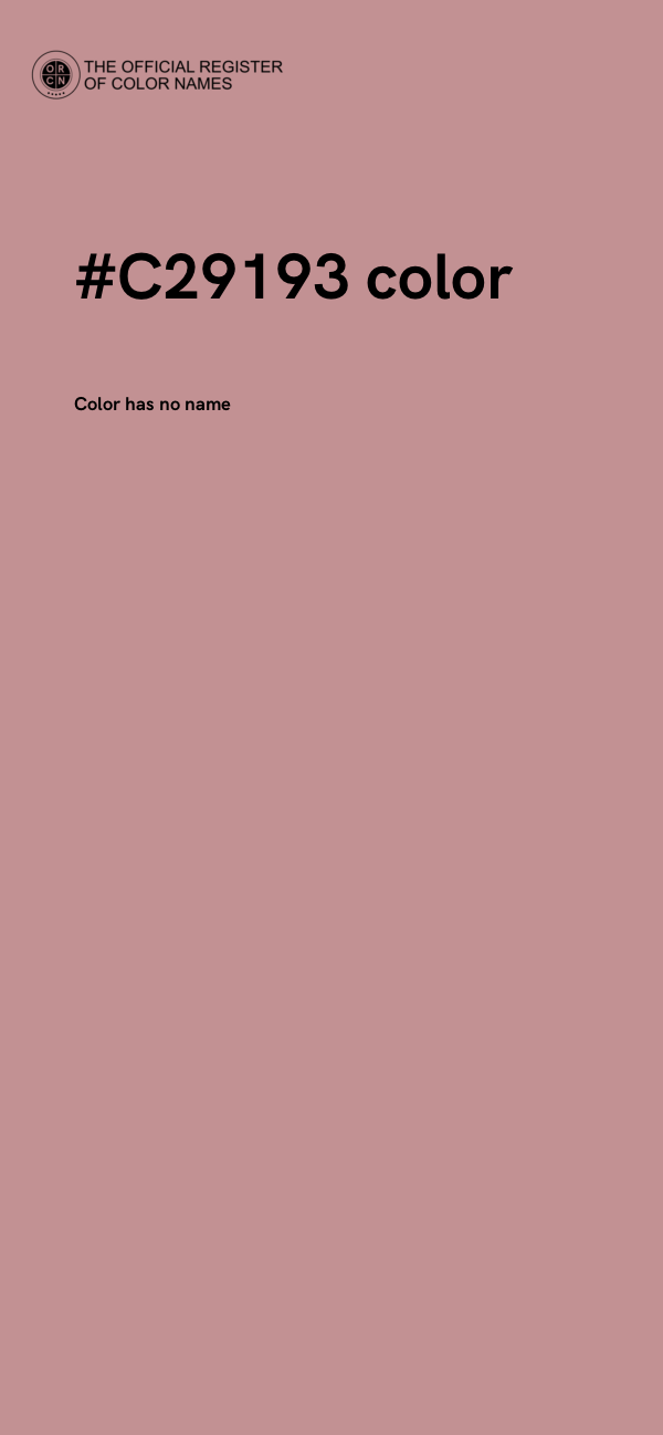 #C29193 color image