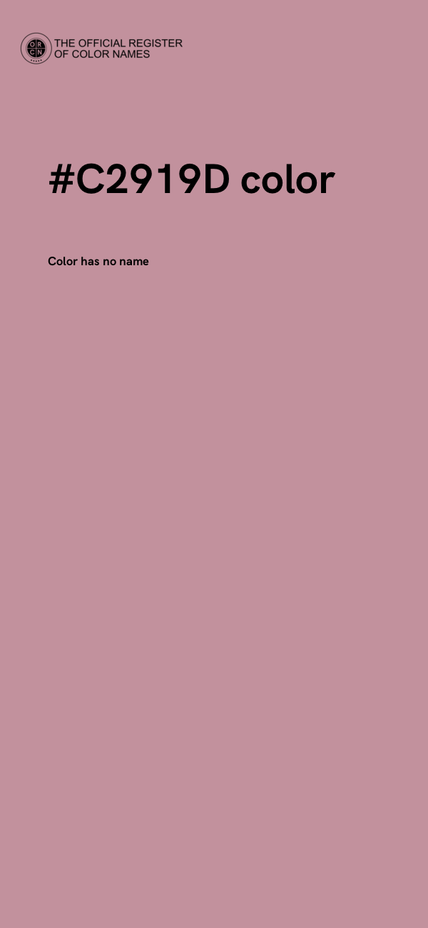 #C2919D color image