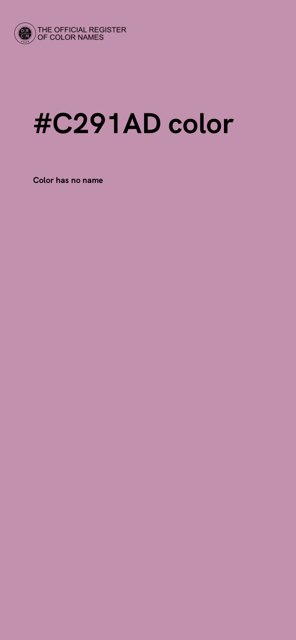 #C291AD color image