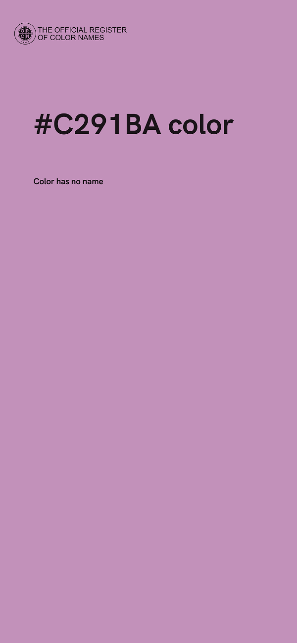 #C291BA color image