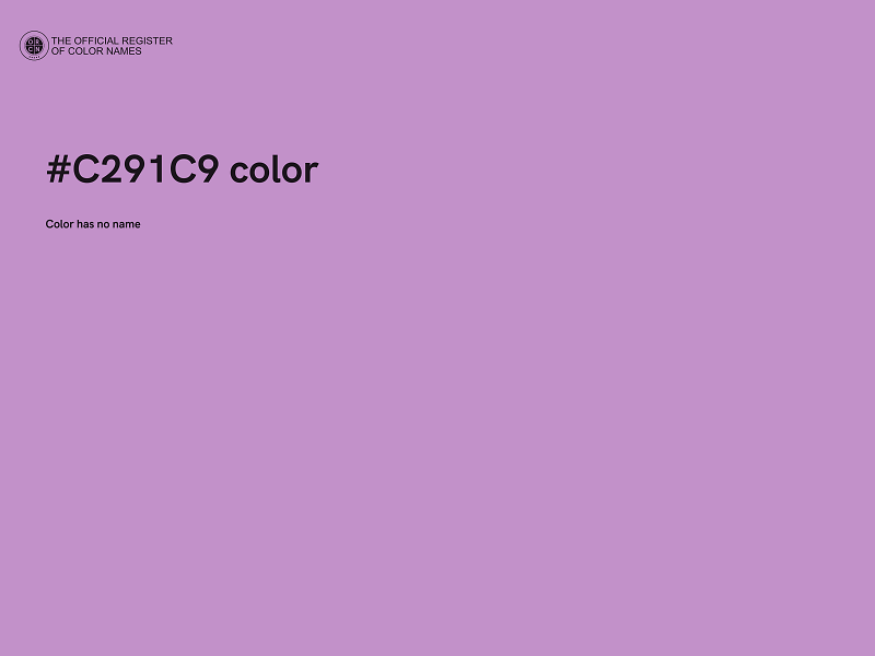 #C291C9 color image