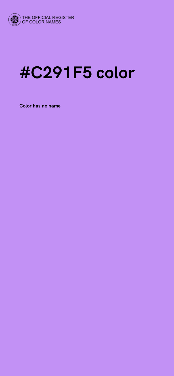 #C291F5 color image
