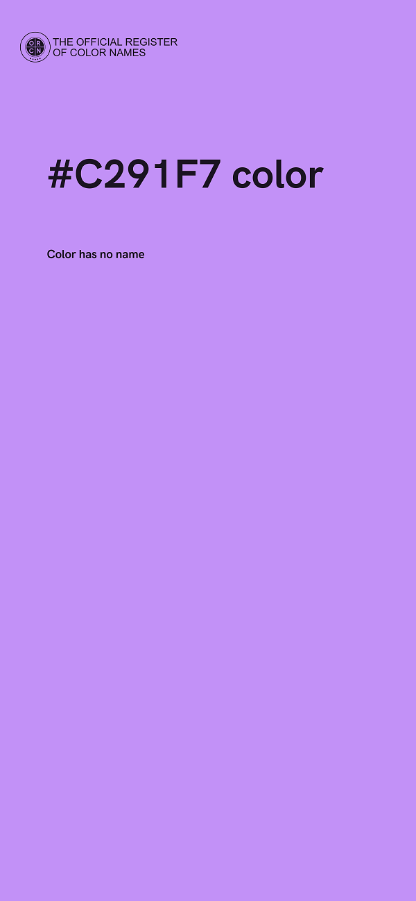 #C291F7 color image