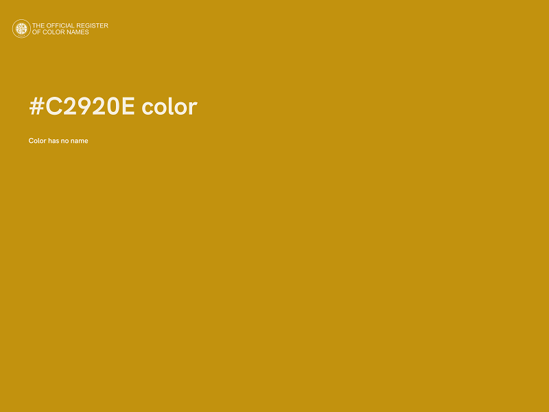 #C2920E color image