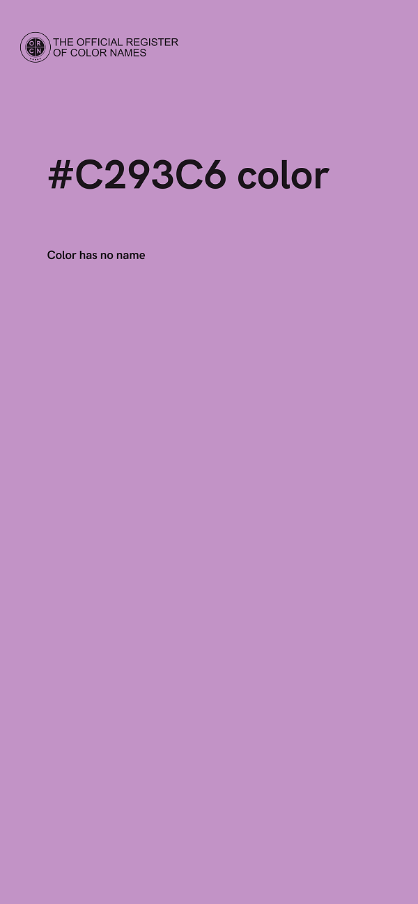#C293C6 color image