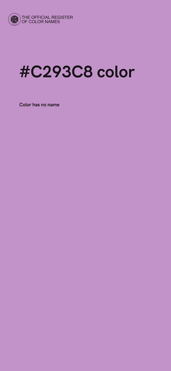#C293C8 color image
