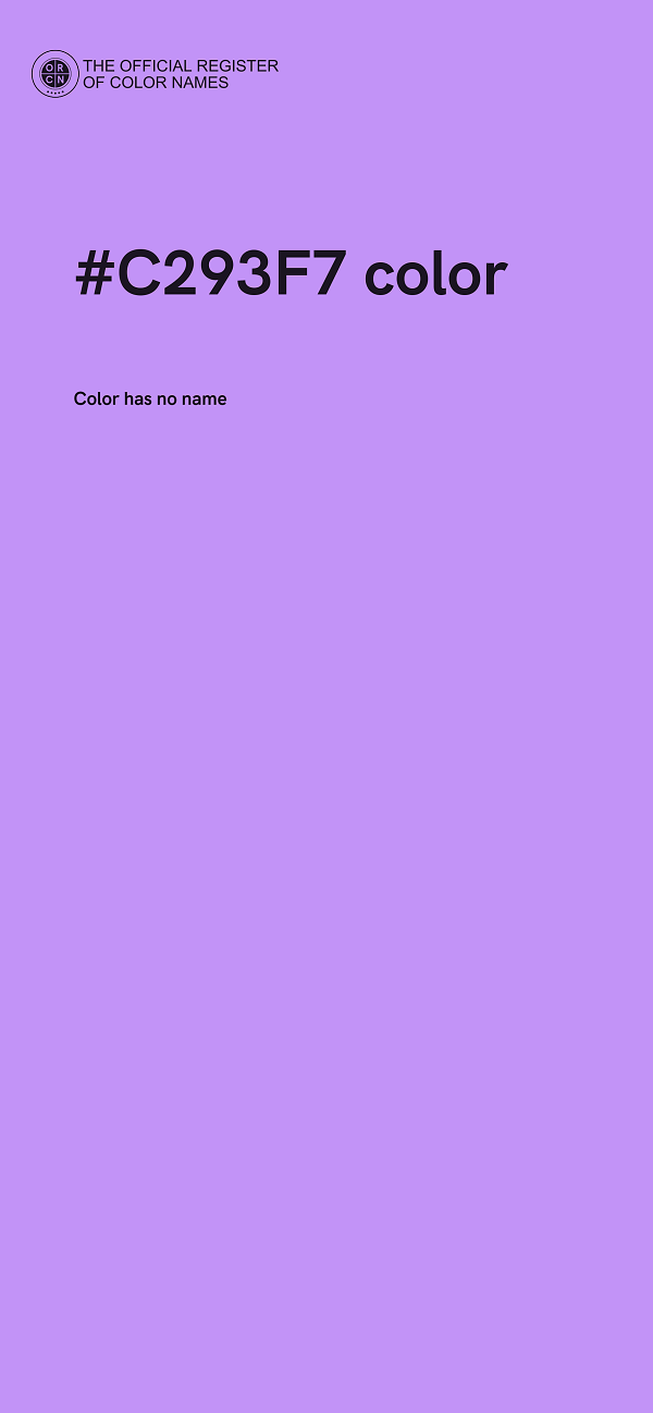 #C293F7 color image