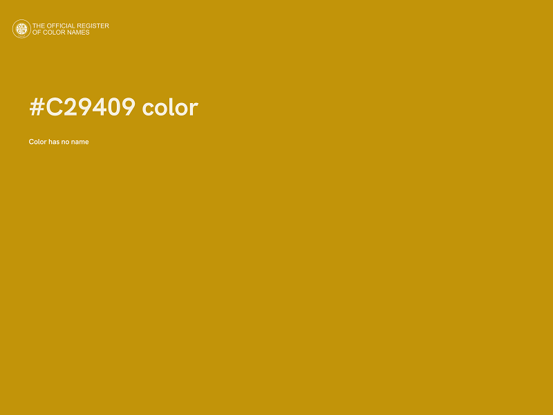 #C29409 color image