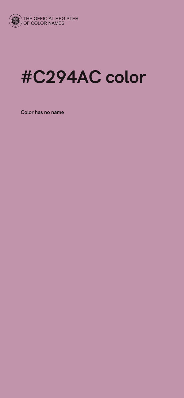 #C294AC color image