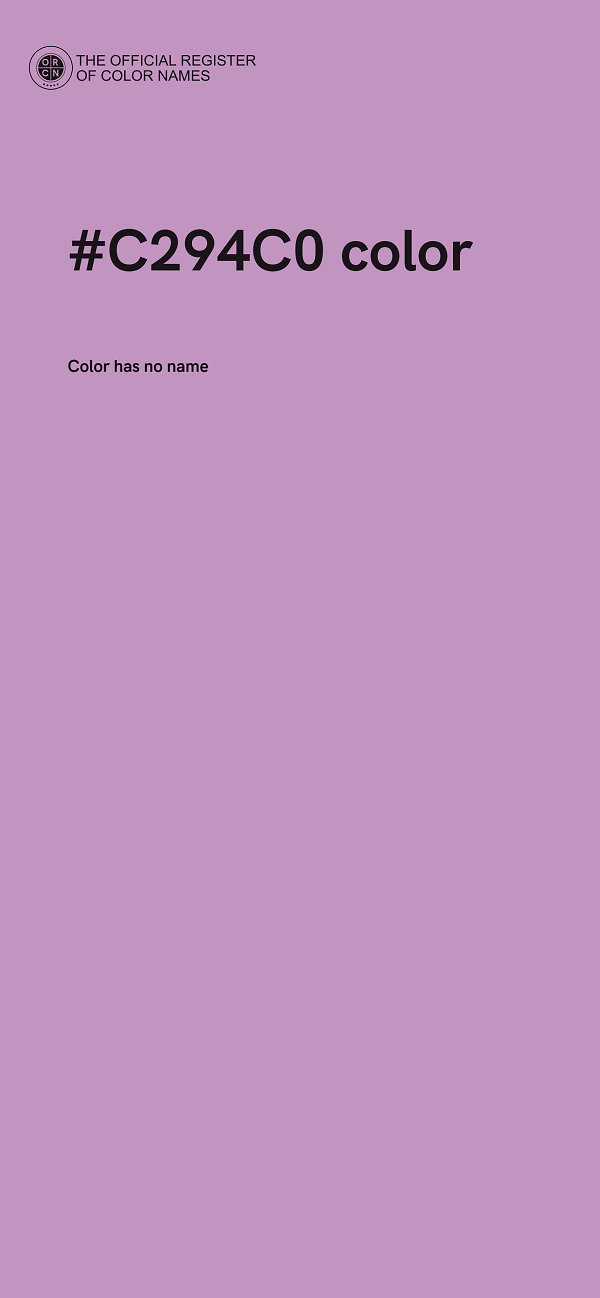 #C294C0 color image