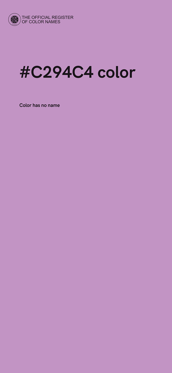 #C294C4 color image