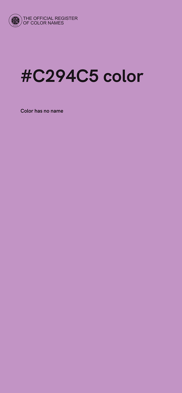 #C294C5 color image