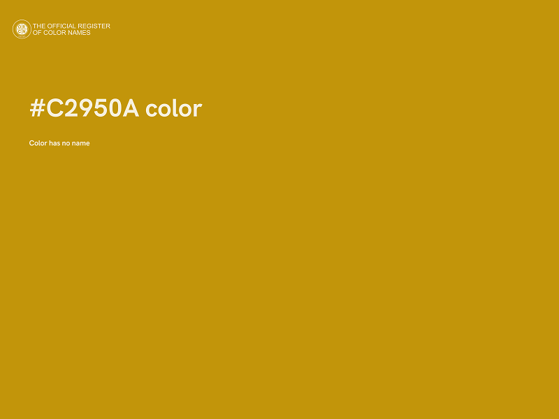 #C2950A color image