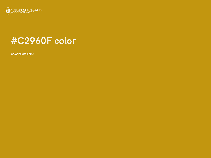#C2960F color image
