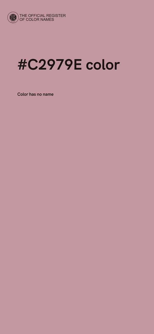 #C2979E color image