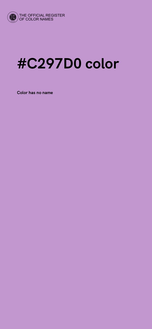 #C297D0 color image