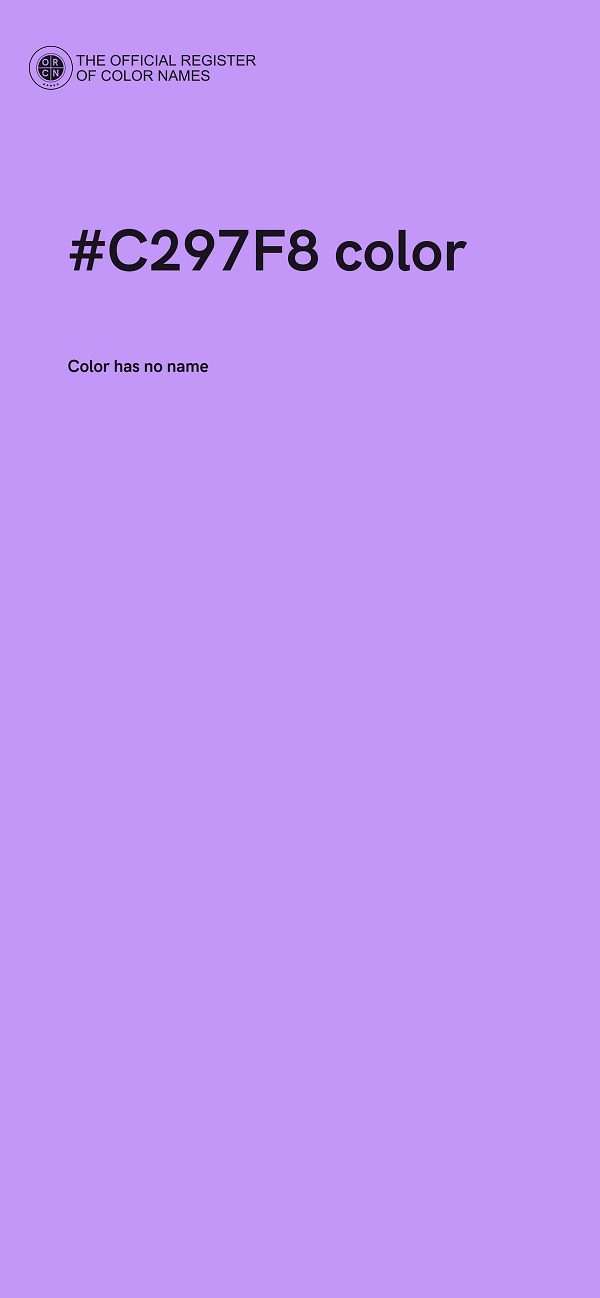 #C297F8 color image