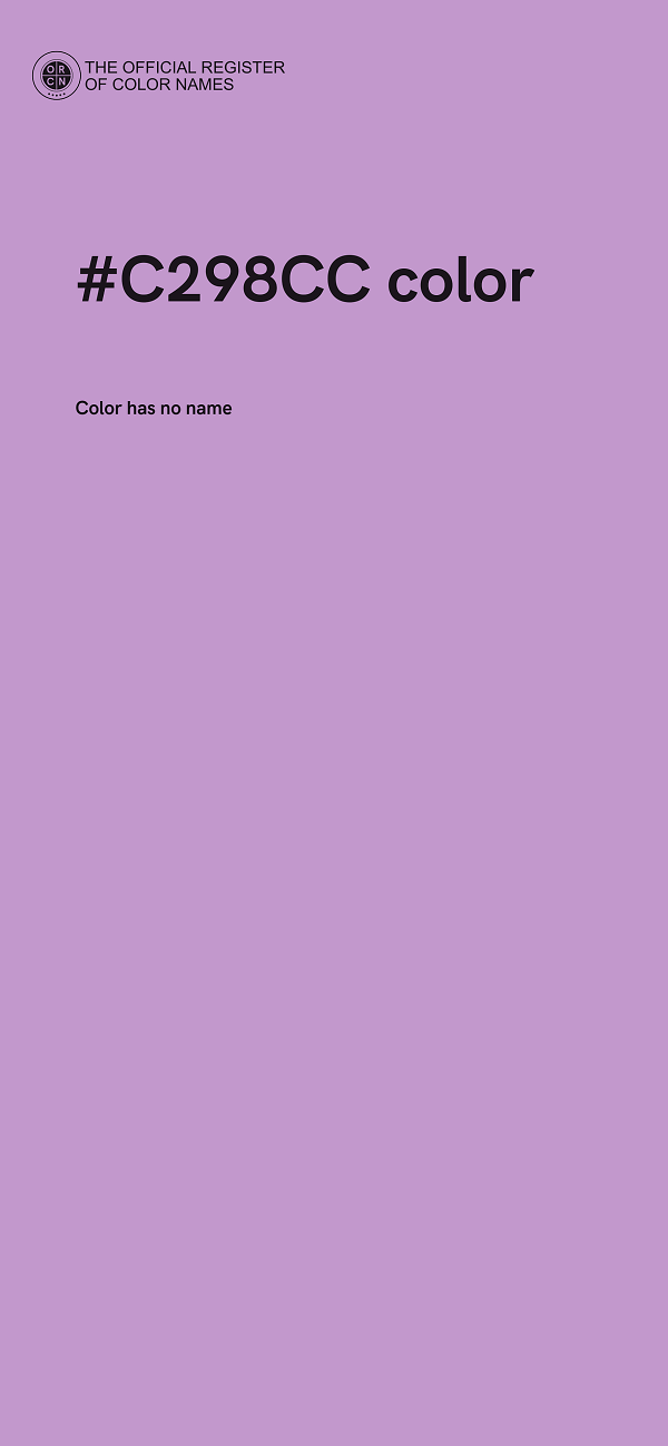 #C298CC color image