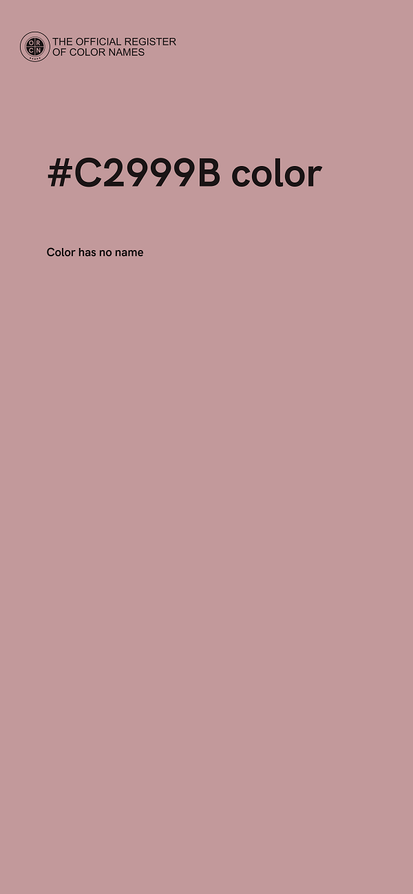 #C2999B color image