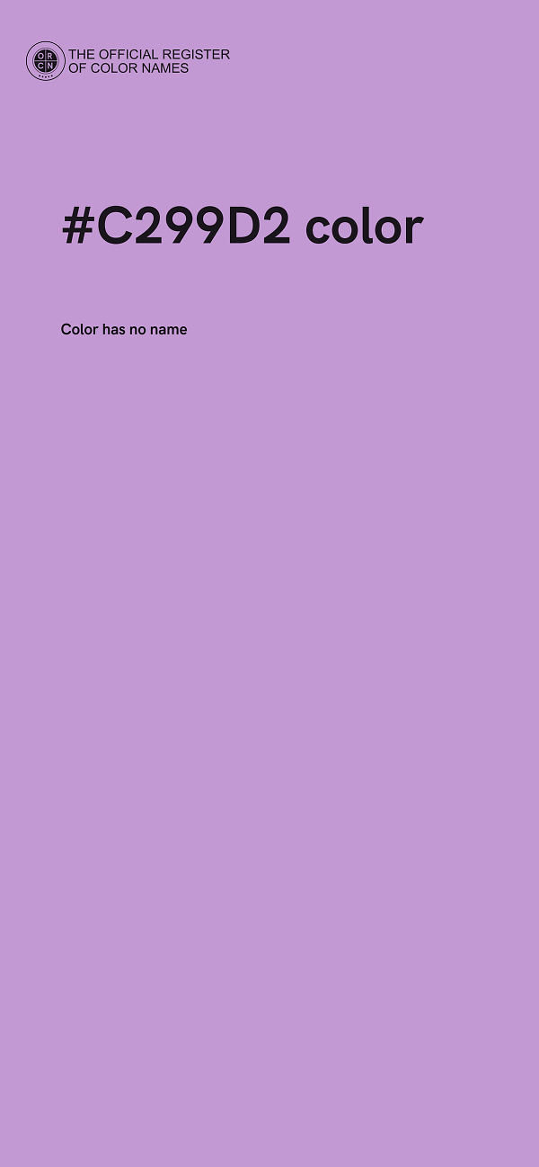 #C299D2 color image