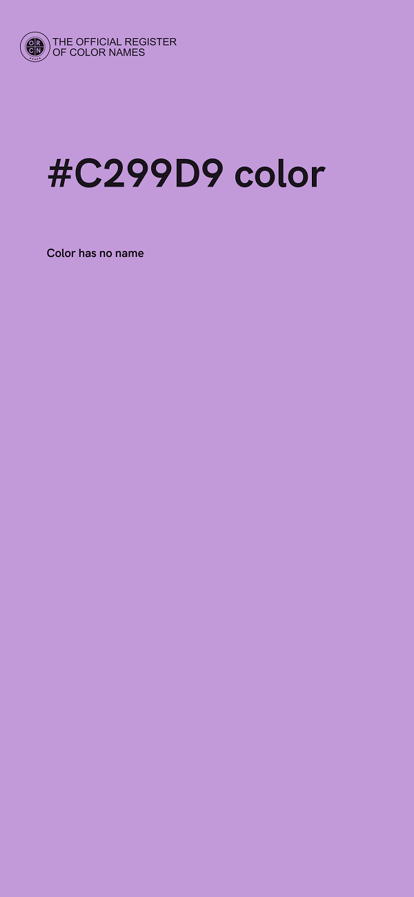 #C299D9 color image